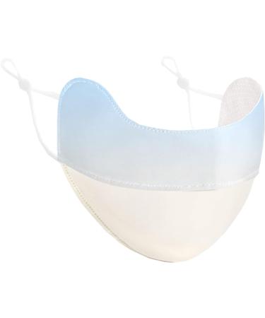 Buerfu UV Protection Face Masque - Breathable UV Protection Ice Silk Face Masque - Reusable Sun Shield Face for Women 3D Eye Protection for Fishing Hiking Cycling gradient blue - Buy Online on GoSupps.com