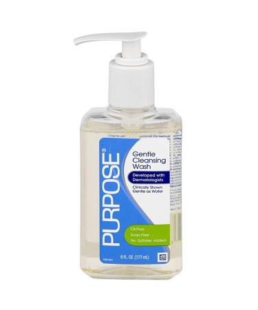 Purpose Gentle Cleansing Wash 6 oz - Mild Face Cleanser for Sensitive Skin - Buy Online on GoSupps.com