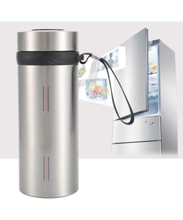 Silver Mini Insulin Refrigerator Cup - Portable Medical Cooler with LED Display for Travel and Outdoor Activities - Buy Online on GoSupps.com