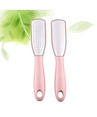 Beaupretty 2-Piece Stainless Steel Pedicure File Set - Double-Sided Heel Scrubber & Skin Exfoliator for Men & Women - Perfect for Soft Smooth Feet - Buy Online on GoSupps.com