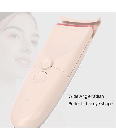Verdant Touch Apricot Heated Lash Curler Heated Eyelash Curler USB Chargeable Electric Lash Curler 2 Gears Portable Long Lasting Heating Apricot - Buy Online on GoSupps.com
