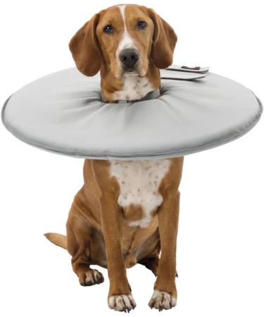 Trixie 19425 Protective Collar - L: 46-49 cm | Adjustable Grey Pet Collar for Comfort & Safety - Buy Online on GoSupps.com