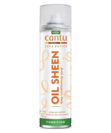 Cantu Oil Sheen Deep Conditioning Spray with Shea Butter 10 Ounce Clean Scent 10 Ounce (Pack of 1)