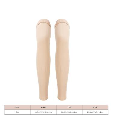 Buy Copper Compression Leg Sleeve | 23-32mmHg Full Compression for Thigh Knee & Calf International Shipping Available - Buy Online on GoSupps.com