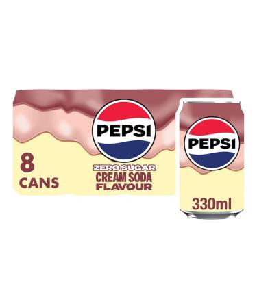Pepsi Pepsi Treats Cream Soda 8 x 330 ml