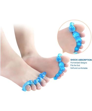 Premium Soft Elastic Toe Separators for Hallux Valgus Pain Relief - Gel Corrector for Gentle Joint Alignment - Buy Online on GoSupps.com