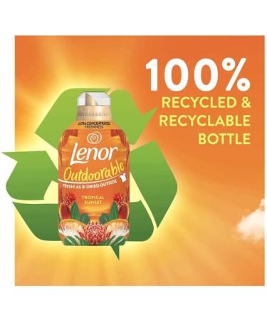 Lenor Outdoorable Fabric Conditioner Ultra Concentrated Freshness 35 Washes Mixed Scent Bundle: Northern Solstice 1Pk 490ml + Tropical Sunset 1Pk 490ml - Buy Online on GoSupps.com