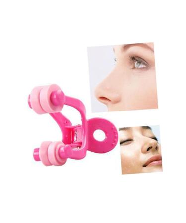 minkissy Bridge Straightening Clip Nose Clip Beauty Clip Tool Perfume Top Replacement Cap Blow Dryer Stand Hands Hair Double Bun Cow Ears Headband Straight Clip Pink Shaping
