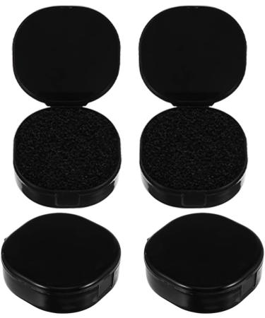 FRCOLOR 8 Pcs Makeup Brush Cleaning Box - Color Removal Sponge Kit for Easy Makeup Removal - Includes Tin Can & Plastic Box - Perfect Eyeshadow & Brush Cleaner - 7x7cm - Buy Online on GoSupps.com