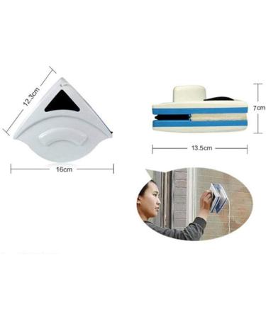 QTYUERGK Magnetic Double Side Glass Cleaner Window Clean Brush Glider Washing Brush Equipment Glass Wiper Cleaning Tool for Double Glazing Cleaners - Buy Online on GoSupps.com