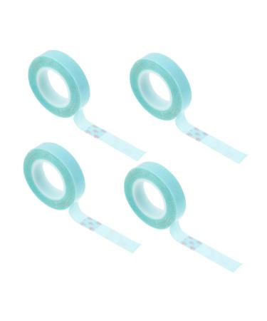 DOITOOL 4 Rolls Wig Double Sided Tape Hair Extension Tape Waterproof Adhesive Tape Adhesive Strips for Hair Extension Lace Front Wig Tape Stickers Double Back Patch Paper