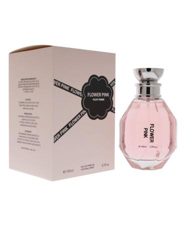 Luxurious Floral Pink Eau de Parfum for Women with Jasmine Rose & Orchid - Long-Lasting Classic Fragrance Spray - Elegant 3.3oz/100ml Glass Bottle
