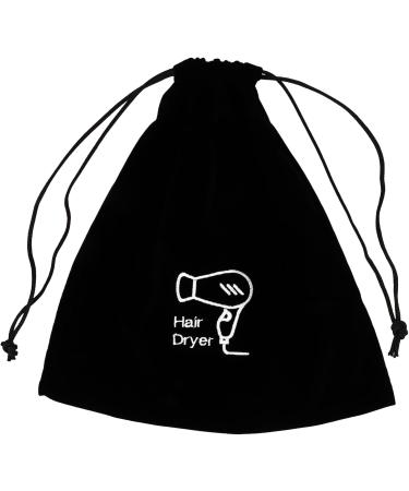 PLAFOPE 5 Pcs Purse Organizer Bags Hair Tool Bag Black Product Flannel Makeup Bag for Purse - Buy Online on GoSupps.com