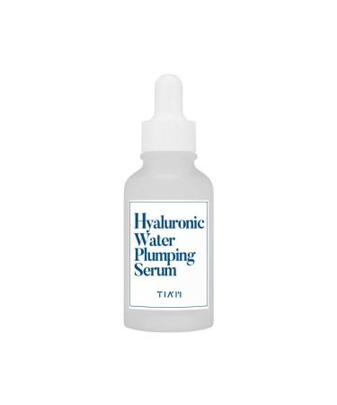 TIAM Hyaluronic Water Plumping Serum Hyaluronic Acid Serum for Face with Panthenol Hydrating Moisturizing Plumping Fine Lines 1.35 fl oz.