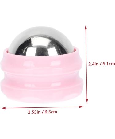 Minkissy Roller Massage Ball - Facial Massager Mini Globe Face Roller Stainless Steel Manual Massage Tool | 6.5x6.5cm Multiple Colors Available - Best for Skincare & Relaxation - Buy Online on GoSupps.com