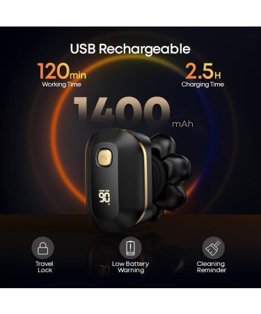 Bald Head Shavers for Men - 8D Electric Razor Shaver | 10-in-1 Grooming Kit with LED Display | Waterproof Rotary Shaver | Cordless & Wet/Dry - Buy Online on GoSupps.com