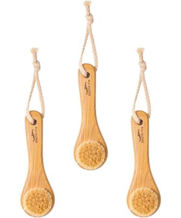 9pcs Cleanser Removing Face Exfoliation Massaging with Women Wooden Bristle Scrubbers Scrubber Exfoliator Bristles Deep Blackhead Women Washing Cleansing Skin Exfoliater for As Shownx3pcs 13.6x4.2cmx3pcs - Buy Online on GoSupps.com