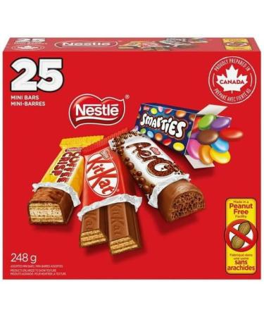 Mini Chocolate Bars Assorted Variety Pack (25 COUNT) with w/Water Cooler Trivia Game by BIG MAPLE. Delicious Candy Snack for Christmas Easter Birthday Party Office - Buy Online on GoSupps.com