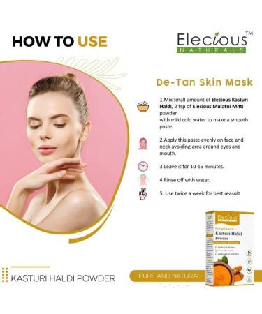 Kasturi Haldi Powder for Glowing Skin | 100% Natural Wild Turmeric for All Skin Types | Chemical-Free Manjal 3.5 Ounce - Buy Online on GoSupps.com