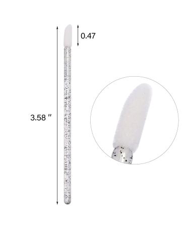 200Pcs Disposable Lip Brush Applicators | Crystal Lipstick Wands Makeup Beauty Tool Set - Buy Online on GoSupps.com