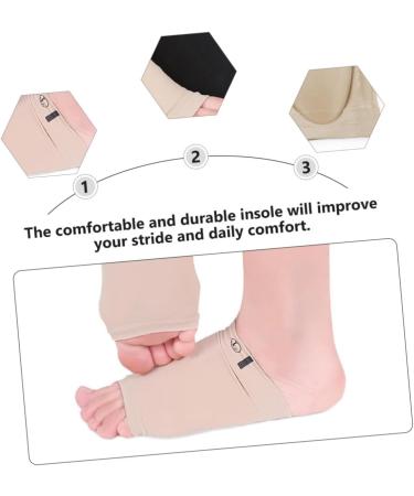 Mobestech Arch Support Socks - 6 Pairs for Heel Spurs & Foot Care | Elastic Plantar Sleeves for Men & Women - Buy Online on GoSupps.com