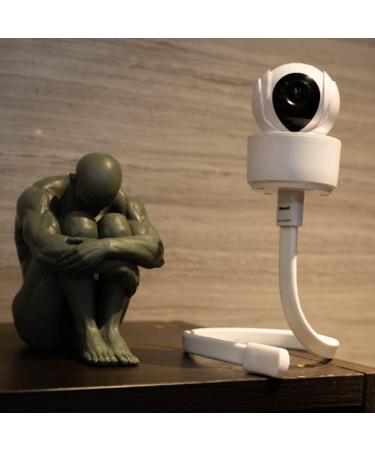 Universal Baby Monitor Bracket - Adjustable Baby Camera Holder for Cot Railing - Compatible with Most Baby Monitors (White) - Buy Online on GoSupps.com