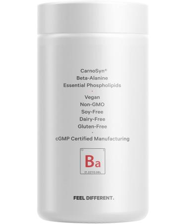 Codeage Liposomal Beta-Alanine Supplement - CarnoSyn - 180 Capsules for Pre & Post Workout - Non-GMO 2-Month Supply - Optimal Liposomal Delivery - Buy Online on GoSupps.com