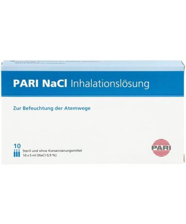 Buy PARI NaCl Inhalation Solution Ampoules 10X5 ml Fast International Shipping | Best Price Online - Buy Online on GoSupps.com