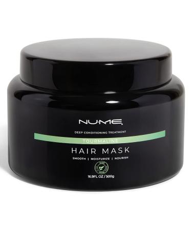NuMe Vegan Nourishing Hyrating Mask with Tourmaline Powder  Argan Oil  Essential Vitamins and 10 Amino Acids - for Dry  Damaged  Frizzy Hair