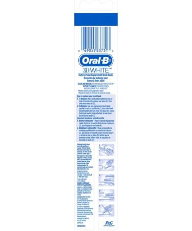 Oral-B 3D White Replacement Heads 6ct - Pack of 2 - Buy Online on GoSupps.com