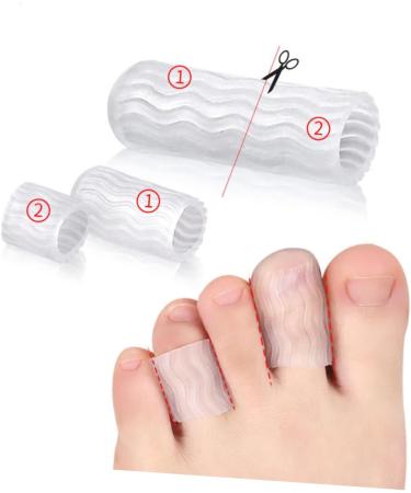 LALAFINA 4 Pairs Silicone Gel Toe Sleeve Protectors - Blisters & Corns Cushions - Buy Online on GoSupps.com