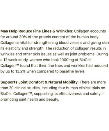 Joint and Skin Matrix with Biocel Collagen 120 capsules - Buy Online on GoSupps.com