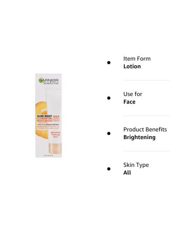Glow Boost Illuminating Moisturizer with Apricot 2.0 fl oz - Pack of 2 - Buy Online on GoSupps.com