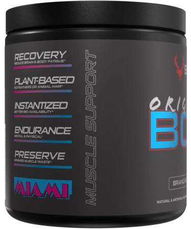 Bucked Up Original BCAA 2:1:1 Branched Chain Essential Amino Acids - Supplement Powder - | 100% Pure 2:1:1 Instantized Formula | Pre/Post Workout | 30 Servings | (Miami Flavor) - Buy Online on GoSupps.com