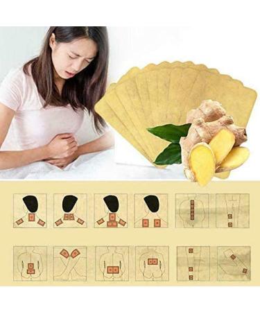 30pcs Ginger Patch for Blood Circulation, Pain Relief & Better Sleep - Natural Lymphatic Drainage Solution for Migraine, Joint Pain & Bloating - Buy Online on GoSupps.com