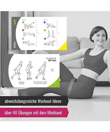 FIT BALANCED Miniband Workouts Card Set | 40+ Exercises & Online Video Guide | International Shipping Available - Buy Online on GoSupps.com