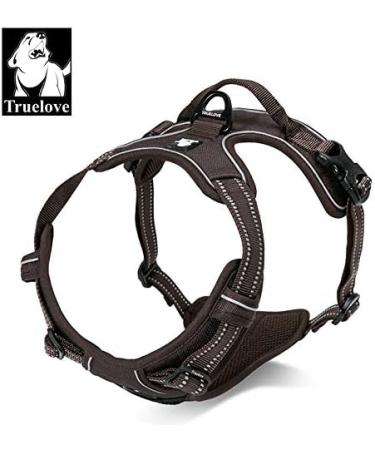 Winhyepet Truelove Dog Harness - No-Sweater Reflective Adjustable with Clips for Small Medium & Large Dogs - TLH5651 S Brown - International Shipping Available - Buy Online on GoSupps.com