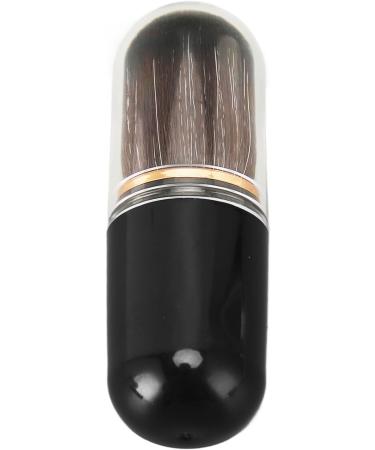 Retractable Makeup Brushes Soft Dense Bristle Versatile Lightweight Compact Portable Mini Blush Brush with Cover for Travel (Black) - Buy Online on GoSupps.com