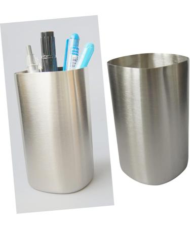 Bestonzon 3-Pack Glass Toothbrush Holder & Stainless Steel Drinking Cups - Stylish Bathroom Storage Solution - Buy Online on GoSupps.com