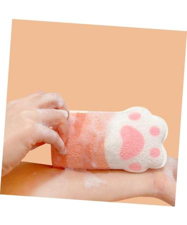 minkissy Cat Paw Bath Wipe Infant Bath Sponge Cat Paw Shower Sponge Toddler Bath Sponge Bath Sponges Back Brush Dry Brush for Body Baby Kids Bath Sponge Cartoon Bath Sponge Painless Newborn 12.5x7.5cm - Buy Online on GoSupps.com