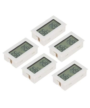 BESPORTBLE 15 pcs Embedded Mini Gauge Indoor Hygrothermograph Temperature Meter LCD Digital Hygroscope Outdoor White 5x3pcs 4.5X2.5cmx3pcs - Buy Online on GoSupps.com