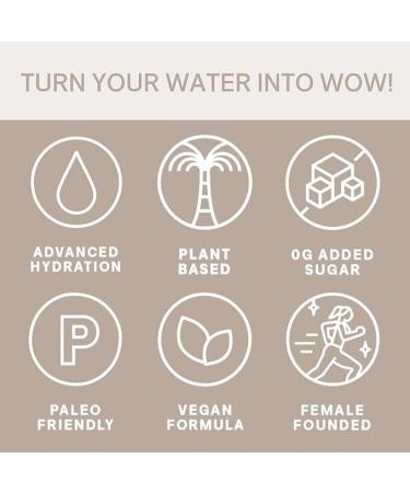 Cure Hydration | Plant-Based Electrolyte Drink Mix | No Added Sugar | FSA-HSA | Dehydration Relief Powder Made with Coconut Water | Non-GMO | Vegan | Pouch of 14 Packets - Peach Mango - Buy Online on GoSupps.com