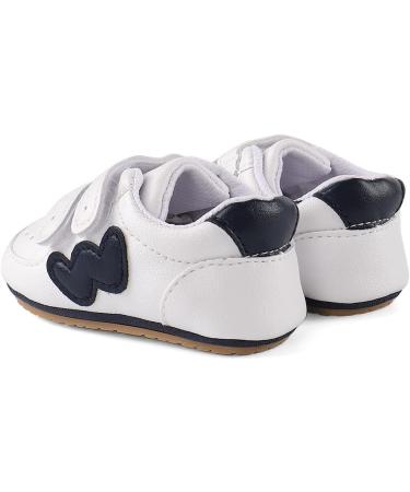 Cheerful Mario Baby First Walking Shoes - Soft PU Leather, Anti-Slip Sole, 3-6 Months (Dark Blue) - Buy Online on GoSupps.com