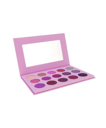 Balacoo Woman Eyeshadow Compact 15 Matte Eyeshadow Makeup Palette Eyeshadow Palette Pearlescent Miss Eye Shadow Box 1 count (Pack of 1) Purple