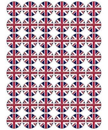 King Charles Coronation 48 x 3cm PREMIUM EDIBLE RICE PAPER ROUND CAKE TOPPERS D5 - Buy Online on GoSupps.com