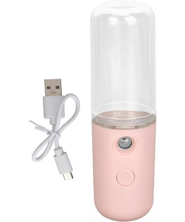 Face Nano Mist Sprayer Portable USB Charging Mini Face Steamer MoisturizingHydrator for Home Travel (Light Pink) - Buy Online on GoSupps.com
