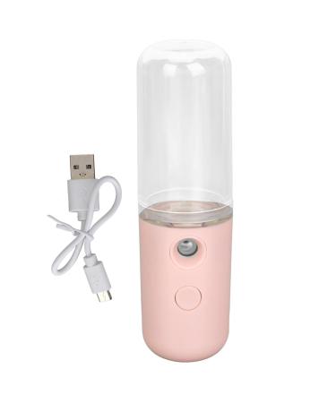 Nano FacialHandy Mist Sprayer Hydrating Makeup and Moisturizing Atomization Humidifier for Skin Care (Pink) (Light Pink)