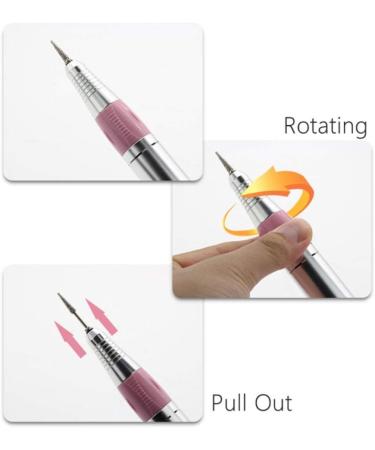 Electric Nail Files Acrylic Nail Remover Polisher Kit 25000 RPM for Gel Nails Nail Buffer Manicure Pedicure Polishing Tools Red - Buy Online on GoSupps.com