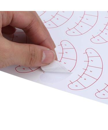 40 Pieces Eyelash Extension Adhesive Stickers - Isolation Positioning Pads for Professional Training - Buy Online on GoSupps.com