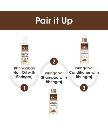 Combo of Bhringabali Hair Shampoo & Conditioner | Sulphate & Paraben Free | For All Hair Types | International Shipping Available - Buy Online on GoSupps.com